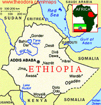 Ethopia map
