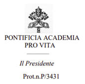 Logo of Pontifical academy